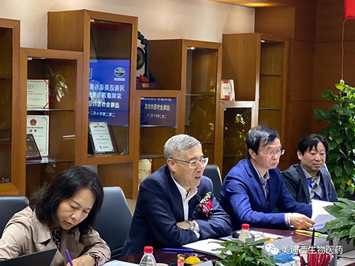 尊龙凯时创始人&CEO陈春麟博士等人接待迈英诺路阳总经理等
